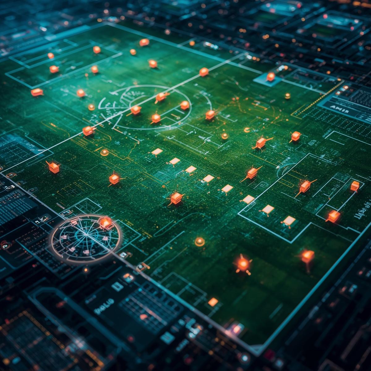 Gráfico de estatísticas avançadas